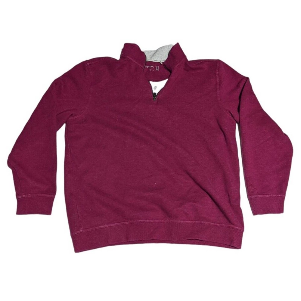 Walter Hagen Men's Perfect 11 Pique Midweight 1/4 Zip Golf Pullover Medium Red